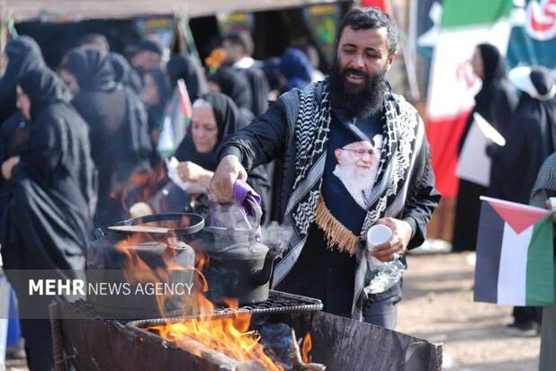 مراسم باشکوه راهپیمایی جاماندگان اربعین حسینی در ایرانشهر