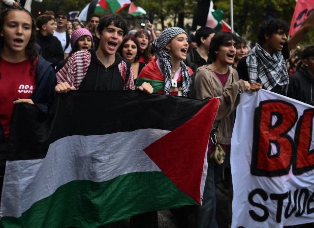 تظاهرات گسترده حامیان فلسطین در ۷۵ شهر ایتالیا