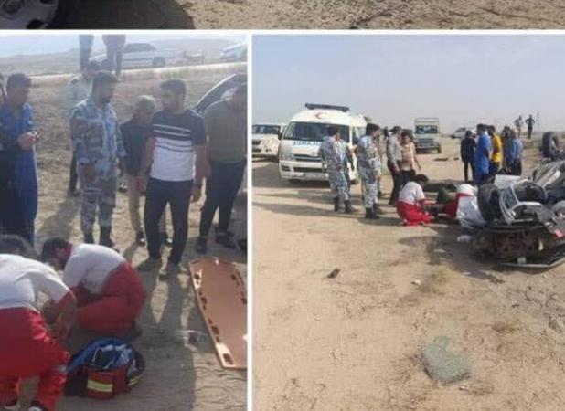 واژگونی خودرو در محور گناوه به دیلم ۳ مصدوم داشت