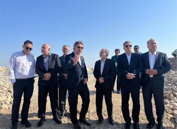 جاده دستری مجتمع بندری نگین بوشهر ۸۸ درصد پیشرفت فیزیکی دارد