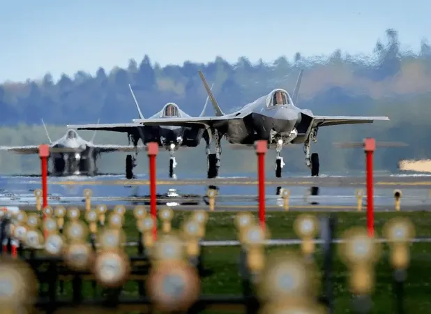 حرکت مشکوک اف-۳۵‌های آمریکا خبرساز شد