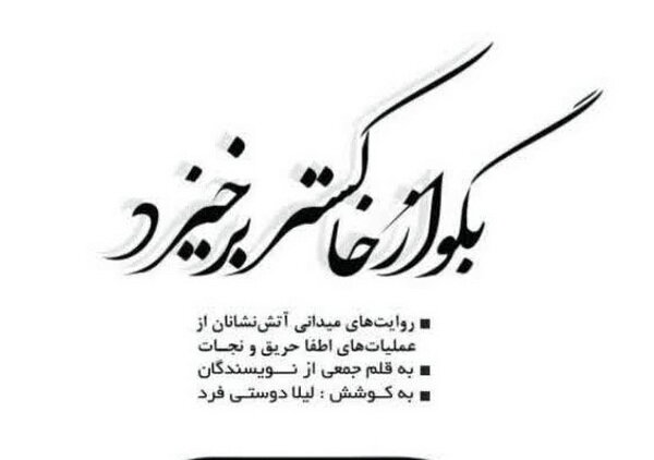 کتاب «بگو از خاکستر برخیزد» در زنجان رونمایی شد
