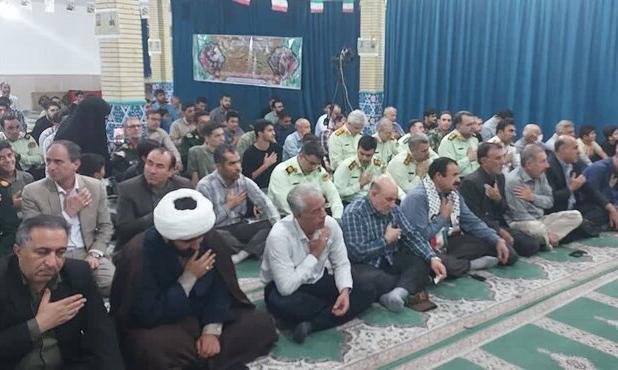 مراسم بزرگداشت اولین سالگرد شهادت شهدای جبهه مقاومت در ایلام برگزار شد