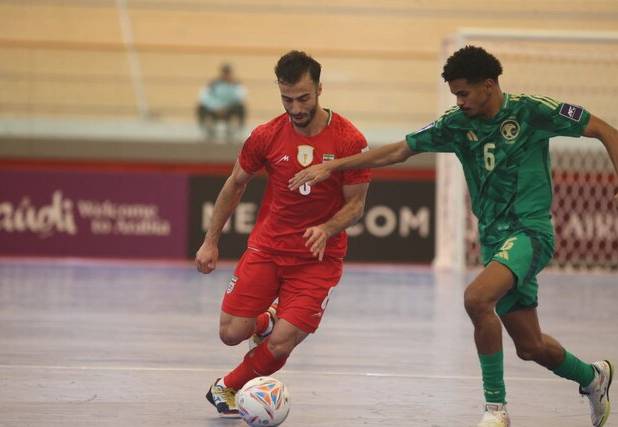صعود فوتسال ایران به مرحله حذفی با عبور از عربستان