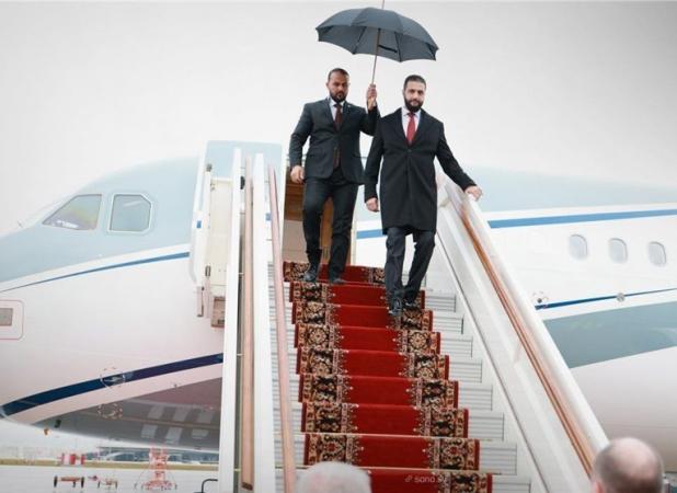 الشرع وارد مسکو شد