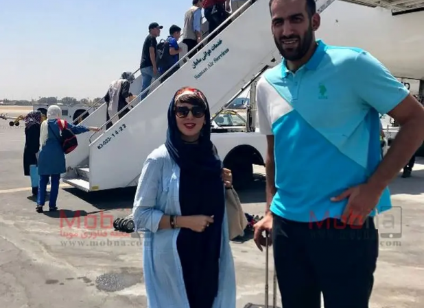 عکس «زن فرعون» (سریال یوسف) در کنار «غول زبیری» (سریال مختار) در سفر به مشهد