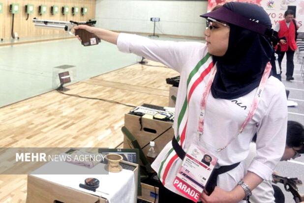 دختران تیرانداز در تپانچه ۱۰ متر فینالیست شدند 