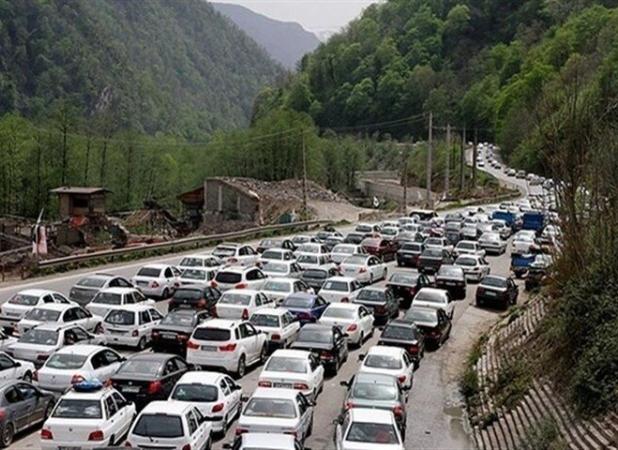 محدودیت تردد در چالوس برای تخلیه بار ترافیکی بازگشت مسافران