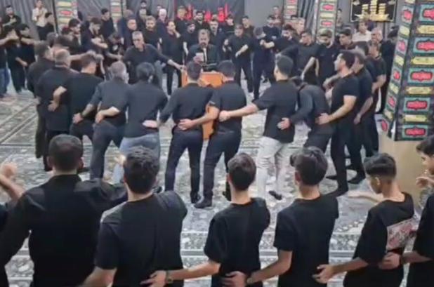 عزاداری جوانان لامردی در تاسوعای حسینی