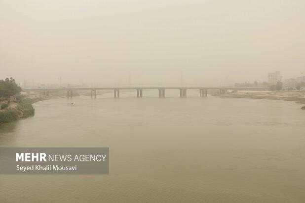 آلودگی هوا در ۷ شهر خوزستان/ مسجدسلیمان در وضعیت قرمز