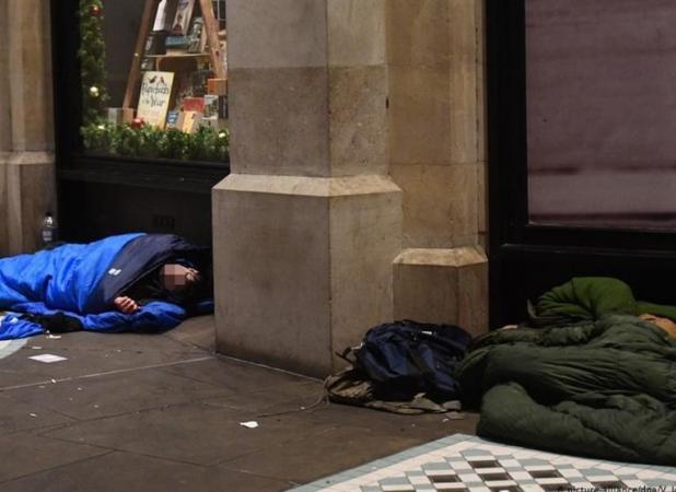 افزایش ۴۰ درصدی بی‌خانمان‌ها در انگلیس