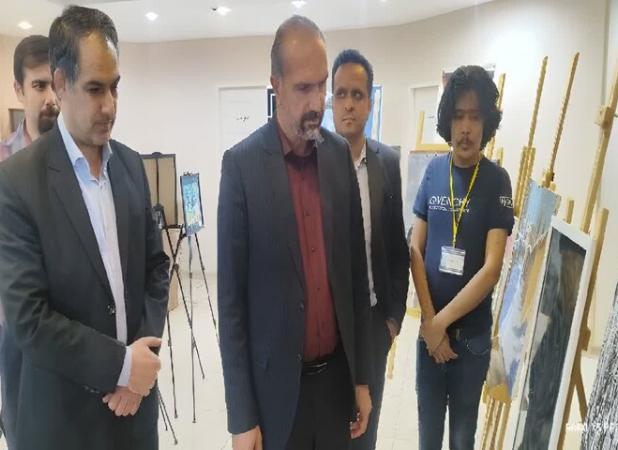 اختتامیه نمایشگاه هنرهای تجسمی گچساران با نمایش ۶۰ اثر فاخر برگزار شد