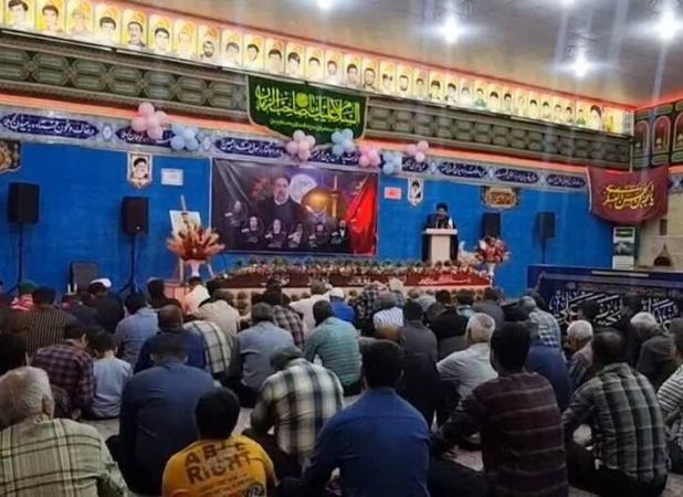 مراسم بزرگداشت شهدای خدمت در آب‌پخش برگزار شد