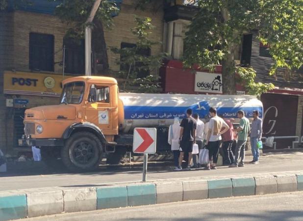 عکسی ترسناک از معضل بی‌آبی در تهران