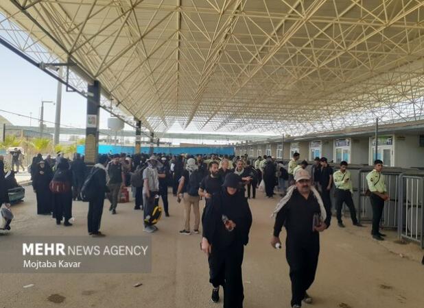 آخرین وضعیت امکانات پایانه مرزی مهران برای خنک کردن زوار اربعین
