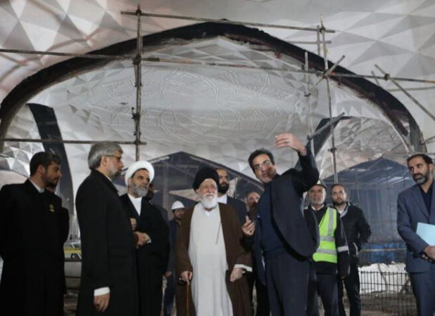 بازدید آیت‌الله علم‌الهدی از پروژه‌های عمرانی حرم امام رضا(ع)