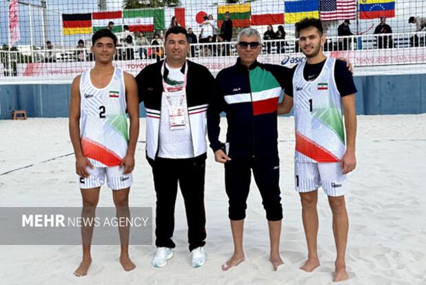 سومین پیروزی تیم والیبال ساحلی «الف»؛ استرالیا حریف ایران نشد