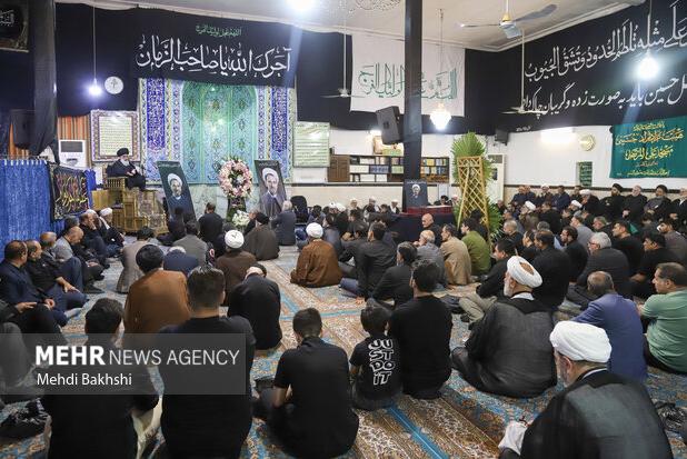 مراسم چهلمین روز ارتحال آیت الله یوسف پور در قم برگزار شد
