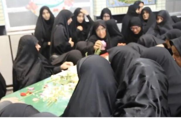 وداع و تشییع پیکر شهید والامقام گمنام در دامغان