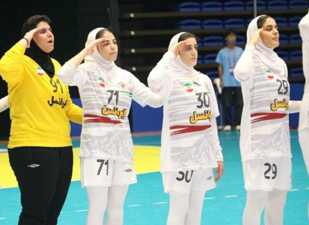 دختران هندبال ایران پنجم آسیا شدند