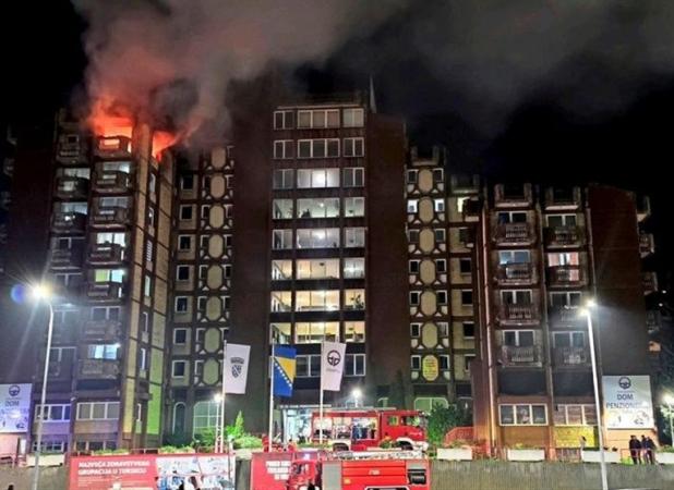 آتش سوزی در خانه سالمندان در بوسنی 10 کشته برجای گذاشت