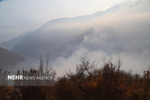 مهار کامل آتش‌سوزی در سه شهرستان گلستان