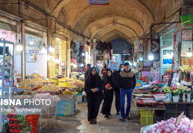 بازار زنجان در آرامش؛ خریداران در سکوت