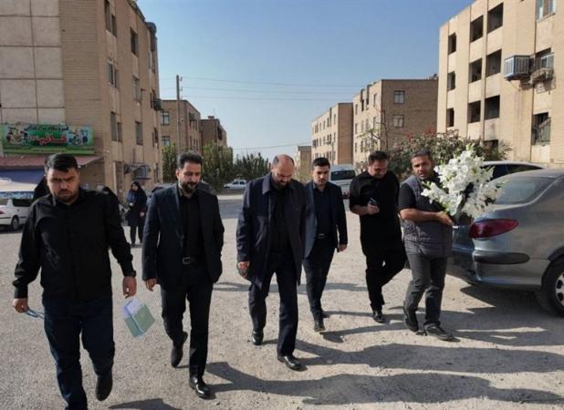 دلجویی هیأت اعزامی شهردار تهران از خانواده‌های پاکبانان جان‌باخته