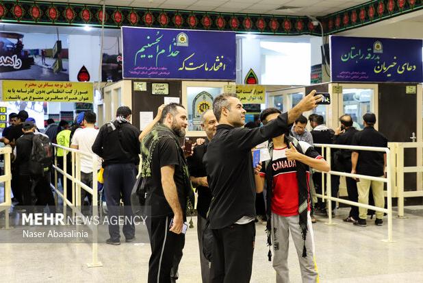 وضعیت تردد زائران  از مرزی خسروی؛ شامگاه جمعه