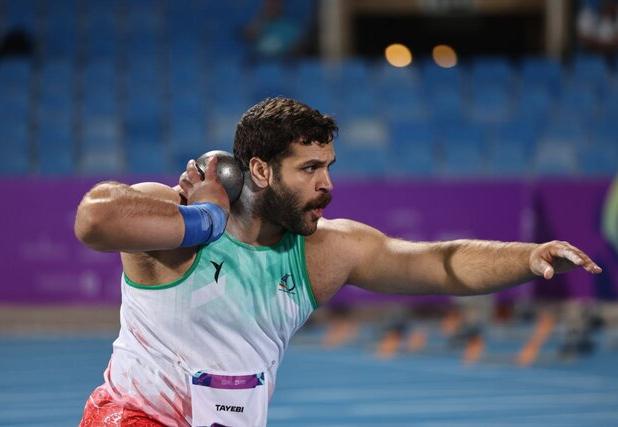 مدال نقره پرتابگر ایران در ریاض/ طیبی فقط ۴ سانتی متر تا طلا کم آورد