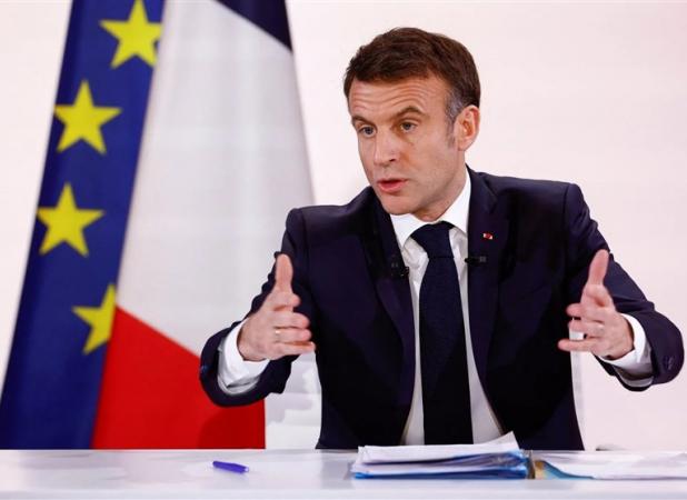 انتقاد ماکرون از تحریف مذاکرت اوکراین توسط ملونی
