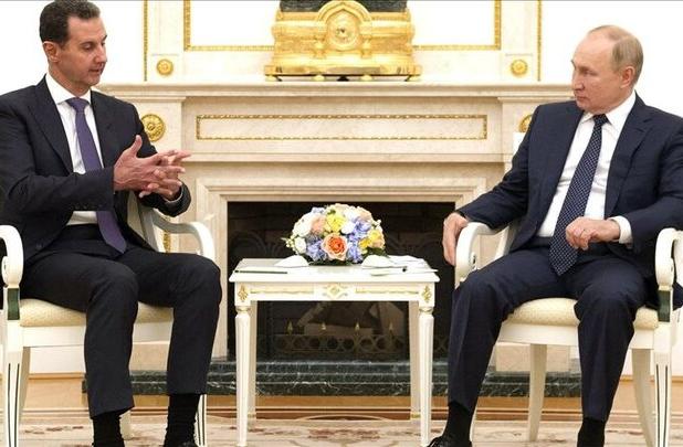 پیام متقابل بشار اسد و ولادیمیر پوتین