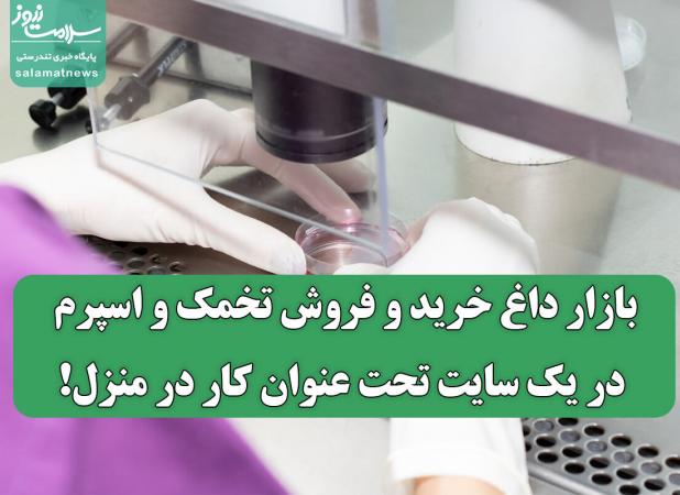 بازار داغ خرید و فروش تخمک و اسپرم در یک سایت تحت عنوان کار در منزل!