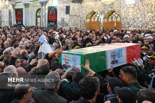 بدرقه باشکوه سپهبد شهید حسین سلامی؛ راه شهدا ادامه دارد