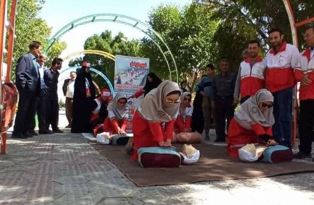 بهره مندی ۴۸ هزار نفر زنجانی از آموزش‌های هلال‌احمر در سال گذشته