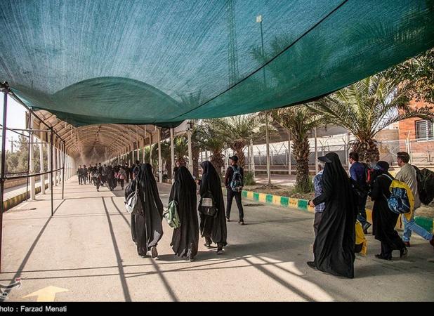 سهم ۶۴ درصدی مهران در جابه‌جایی زائران اربعین
