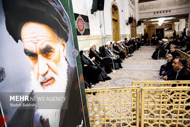 مراسم سالگرد ارتحال امام خمینی در حرم بانوی کرامت