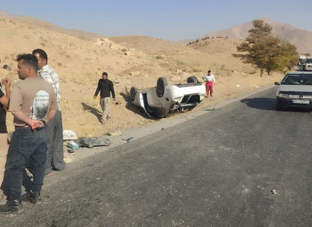 تصادف مرگبار در جاده نهاوند-کرمانشاه با ۵ فوتی