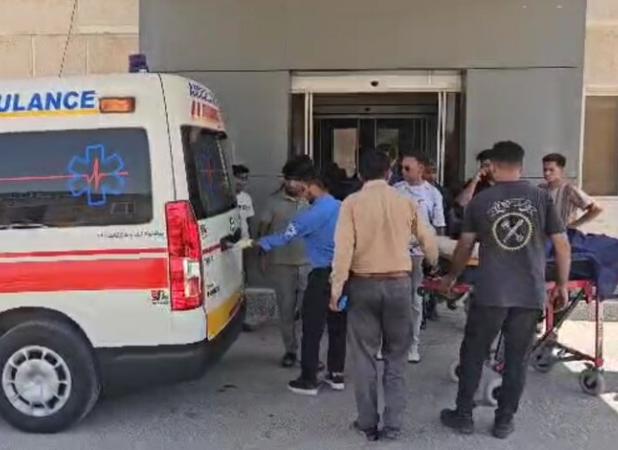 اعزام مصدومان حادثه انفجار در دیر