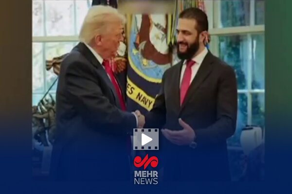 تعجب مجری بی بی سی از دیدار جولانی با ترامپ