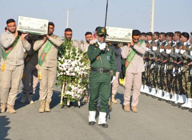 یک شهید گمنام در دهستان دهدار رودان آرام گرفت