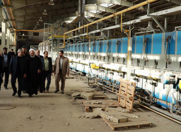 یک واحد صنعتی پس از سال‌ها توقف با حمایت قضایی به چرخه تولید بازمی‌گردد