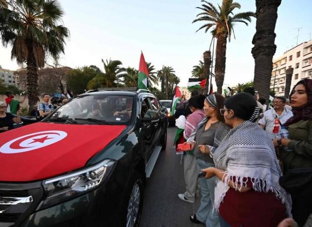 کاروان زمینی«الصمود» در غرب لیبی توقیف شد