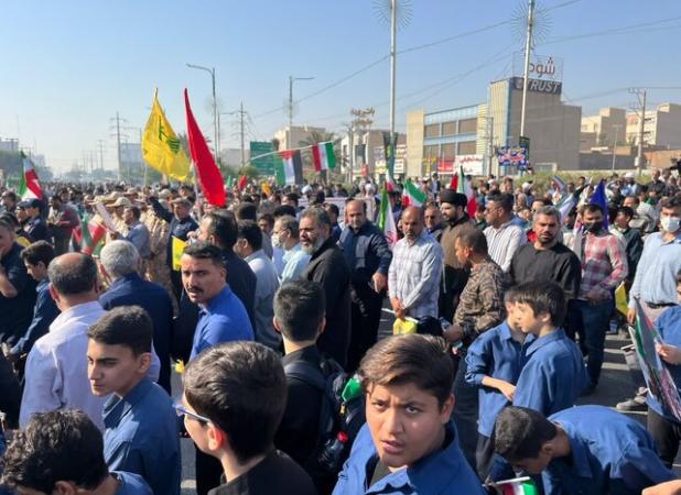 آغاز مراسم یوم‌الله ۱۳ آبان در اهواز