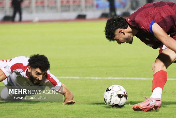 تساوی هوادار تهران و بعثت کرمانشاه در هفته سیزدهم لیگ دسته اول