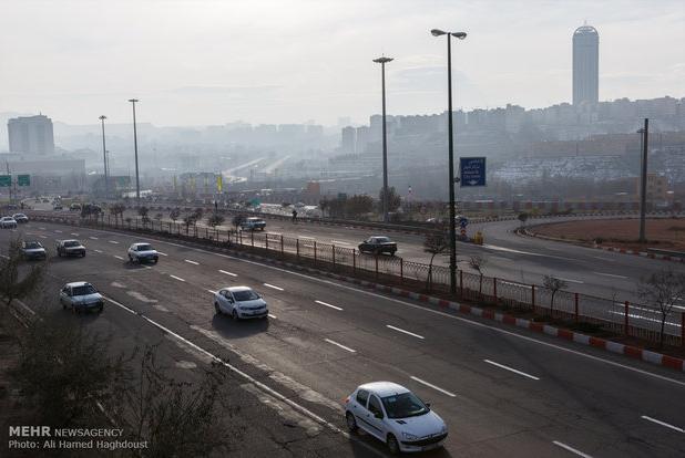 هواشناسی از کاهش آلاینده‌ها با ورود سامانه ناپایدار به تهران خبر داد