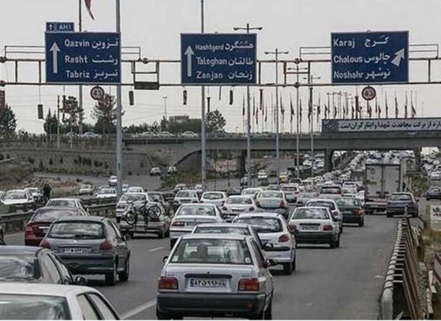 ثبت ۱۸ میلیون تردد در جاده های البرز