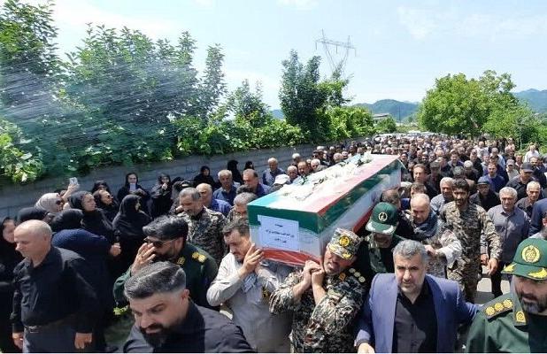 تشییع پیکر شهیده «پوراندخت سعادت نژاد» در تالش