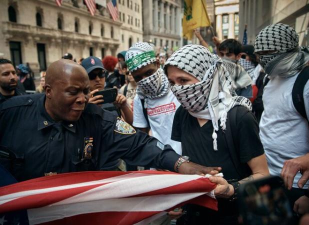 طرح ممنوعیت استفاده از ماسک با هدف سرکوب حامیان فلسطین