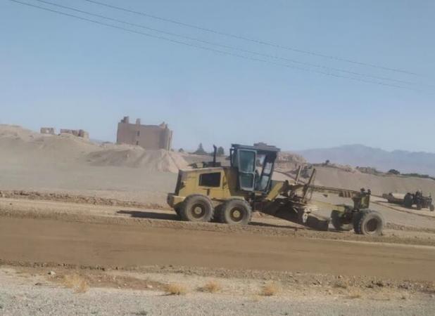 آغاز ساماندهی مسیر دسترسی به مسجد ملک زوزن خواف